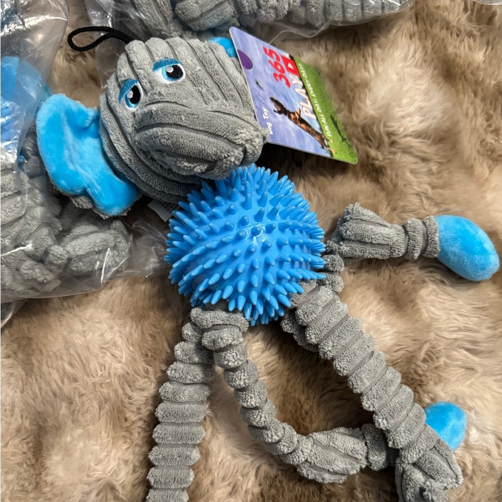 Play 365 Dog Toys Spike Society - Elephant pack of 3